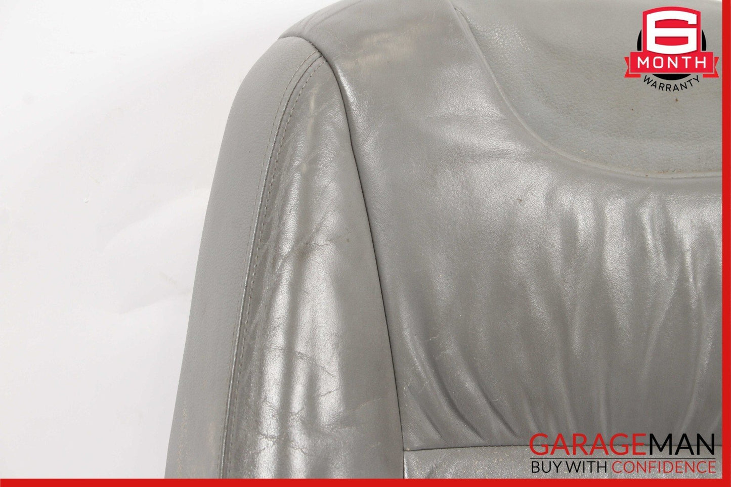 03-10 Porsche Cayenne 955 957 Front Left Side Top Upper Seat Cushion Cover Grey