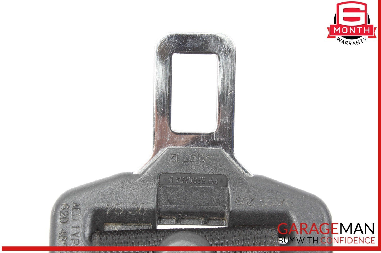 12-19 Mercedes X166 GL450 Rear 2nd Row Left Driver Side Seat Belt Black OEM