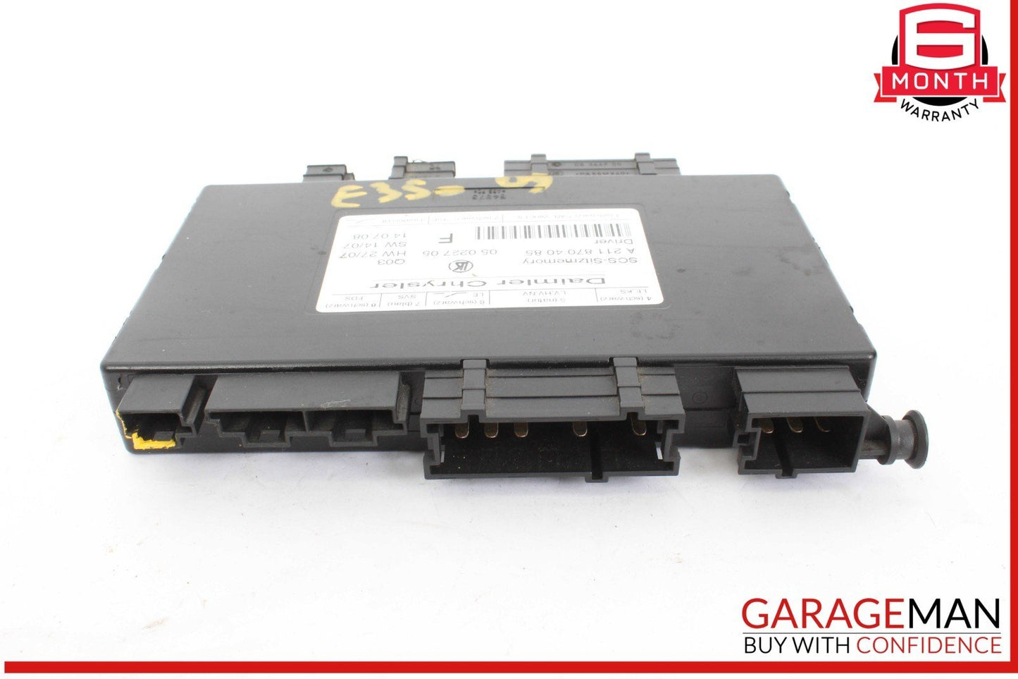 03-11 Mercedes W211 E350 Front Left Side Seat Control Module 2118704085 OEM