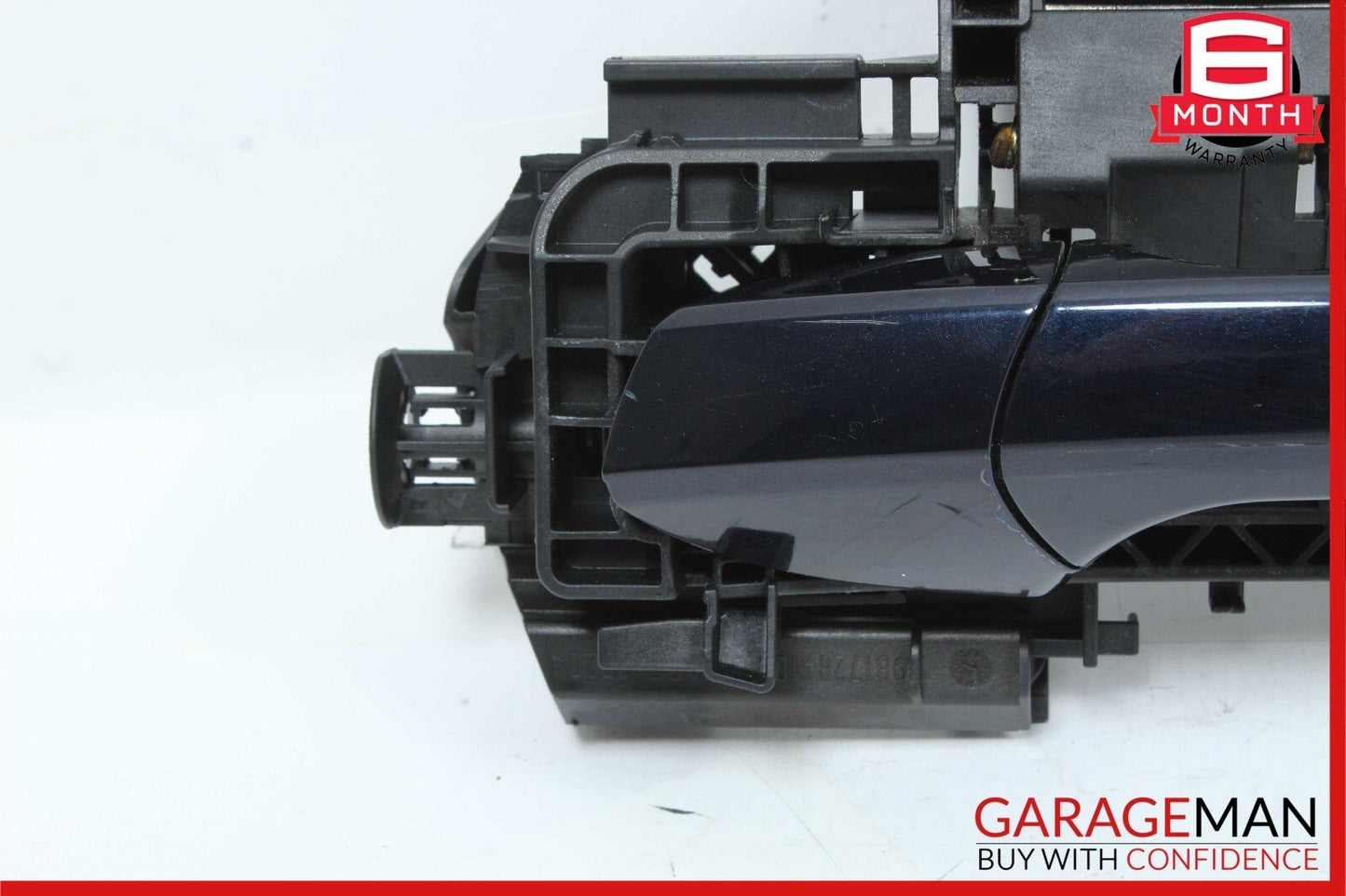 12-14 Mercedes W204 C250 C300 Rear Left Side Exterior Door Handle Blue OEM