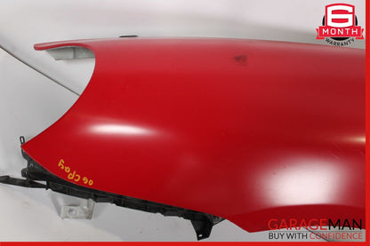 03-06 Porsche Cayenne 955 Front Left Driver Side Wing Fender Panel Cover Red