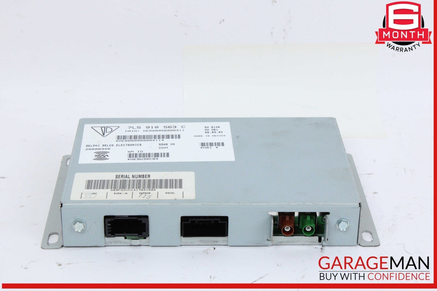 03-10 Porsche Cayenne S 955 957 Sirius Satellite Radio Receiver Module Unit OEM