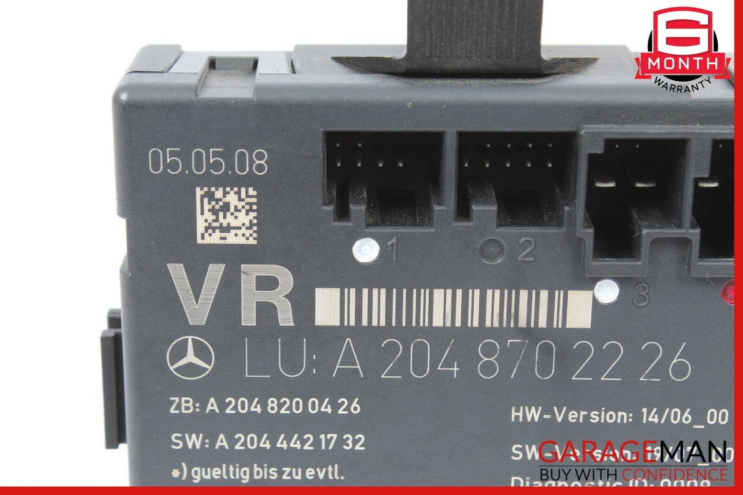 08-18 Mercedes W204 C300 C250 E400 Front Right Side Door Control Module OEM