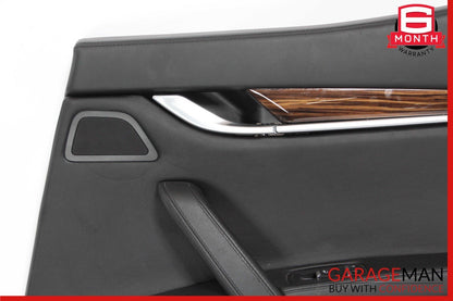 14-22 Maserati Ghibli M157 Rear Right Side Interior Door Panel Cover Black
