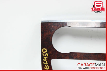 06-12 Mercedes GL450 ML350 Center Console Control Trim Bezel Cover Panel Wood