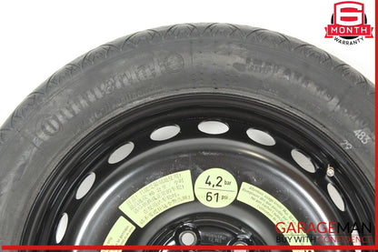10-17 Mercedes W207 E350 C250 Coupe Donut Spare Tire Wheel Rim 135 80 17" OEM