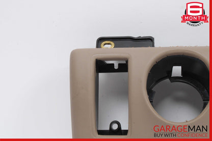 11-17 Porsche Cayenne 958 Front Left Side Dash Trim Cover Panel Brown OEM