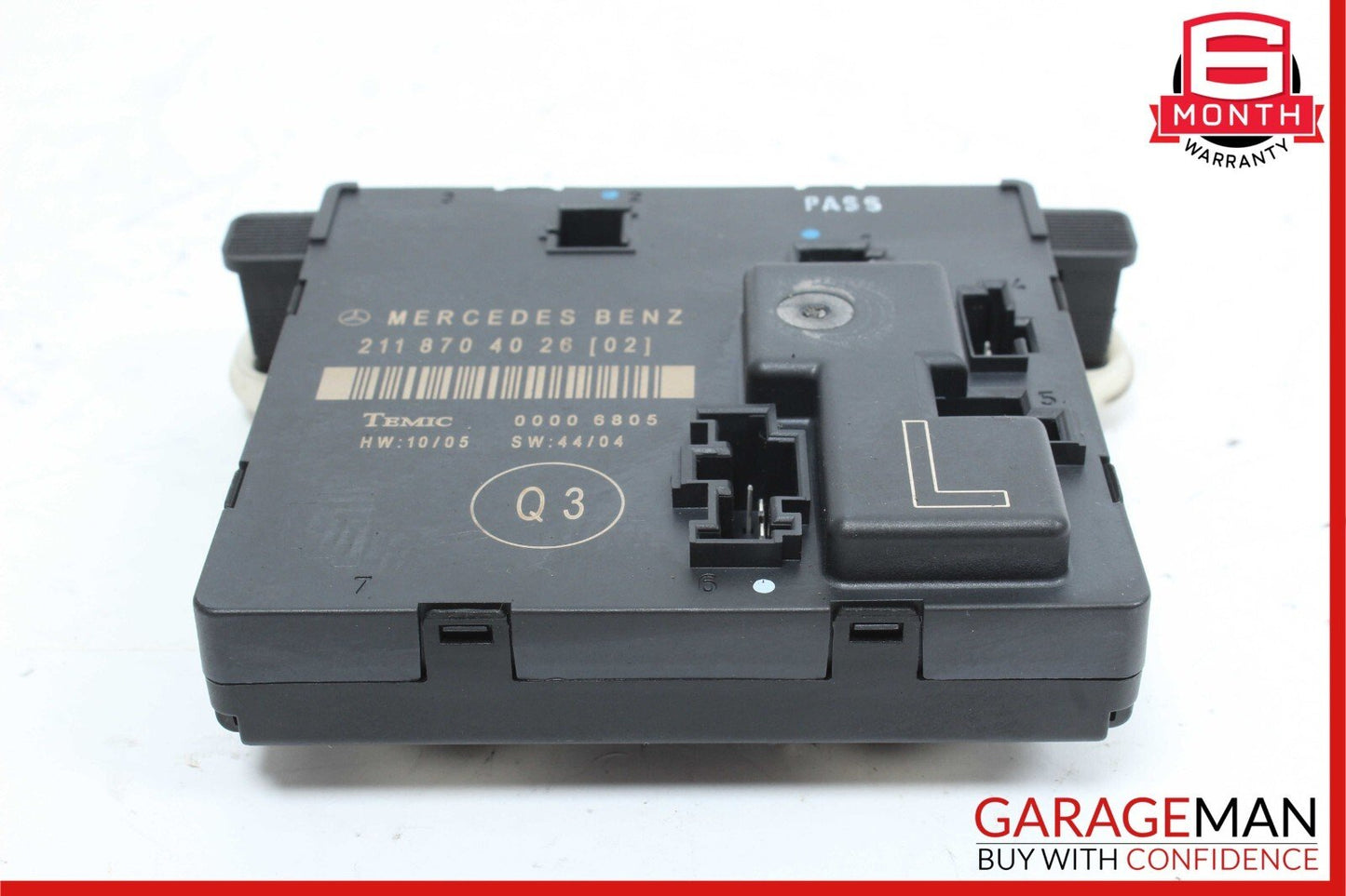 03-09 Mercedes W211 E350 4Matic Rear Left Side Door Control Module OEM