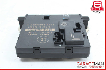 03-09 Mercedes W211 E350 4Matic Rear Left Side Door Control Module OEM