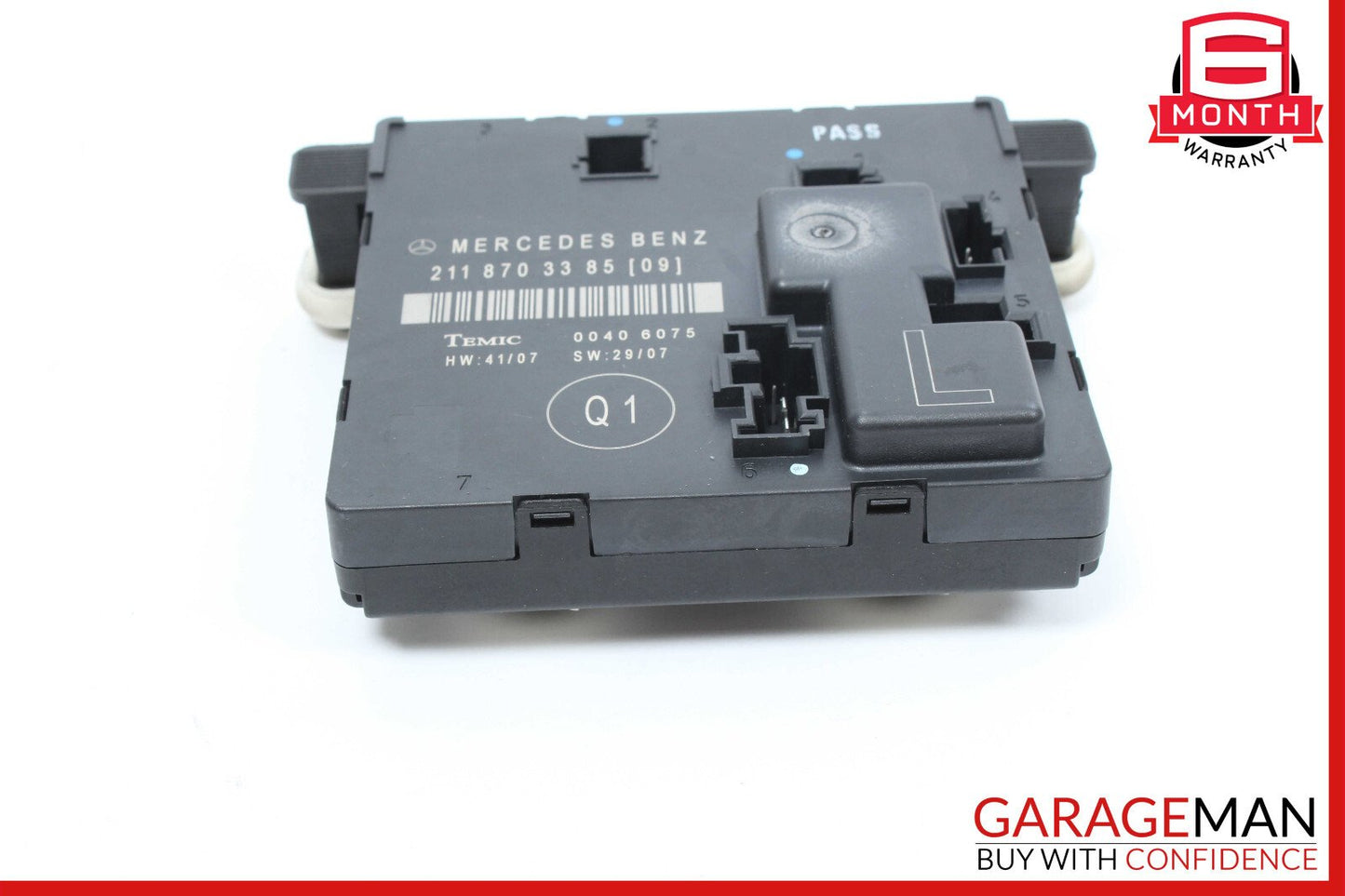 07-09 Mercedes W211 E350 E550 E320 Rear Left Door Control Module 2118703385 OEM