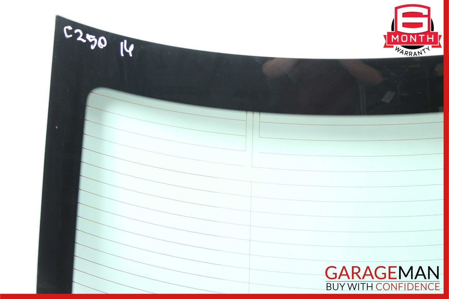 12-14 Mercedes W204 C250 C300 C63 AMG Sedan Rear Windshield Window Glass OEM