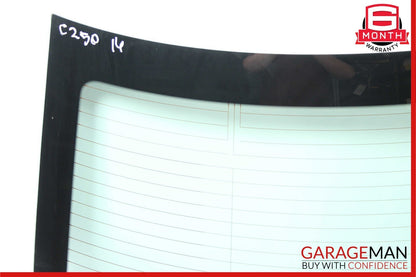 12-14 Mercedes W204 C250 C300 C63 AMG Sedan Rear Windshield Window Glass OEM