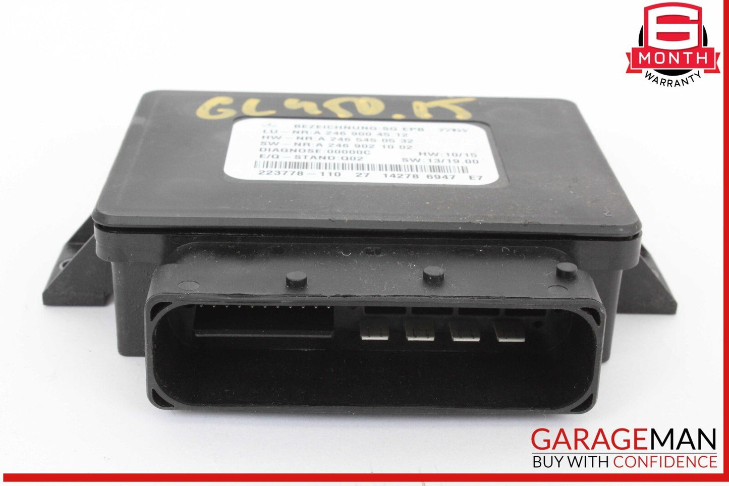 12-16 Mercedes X166 GL450 SLK350 Hand Parking Brake Control Module Unit OEM