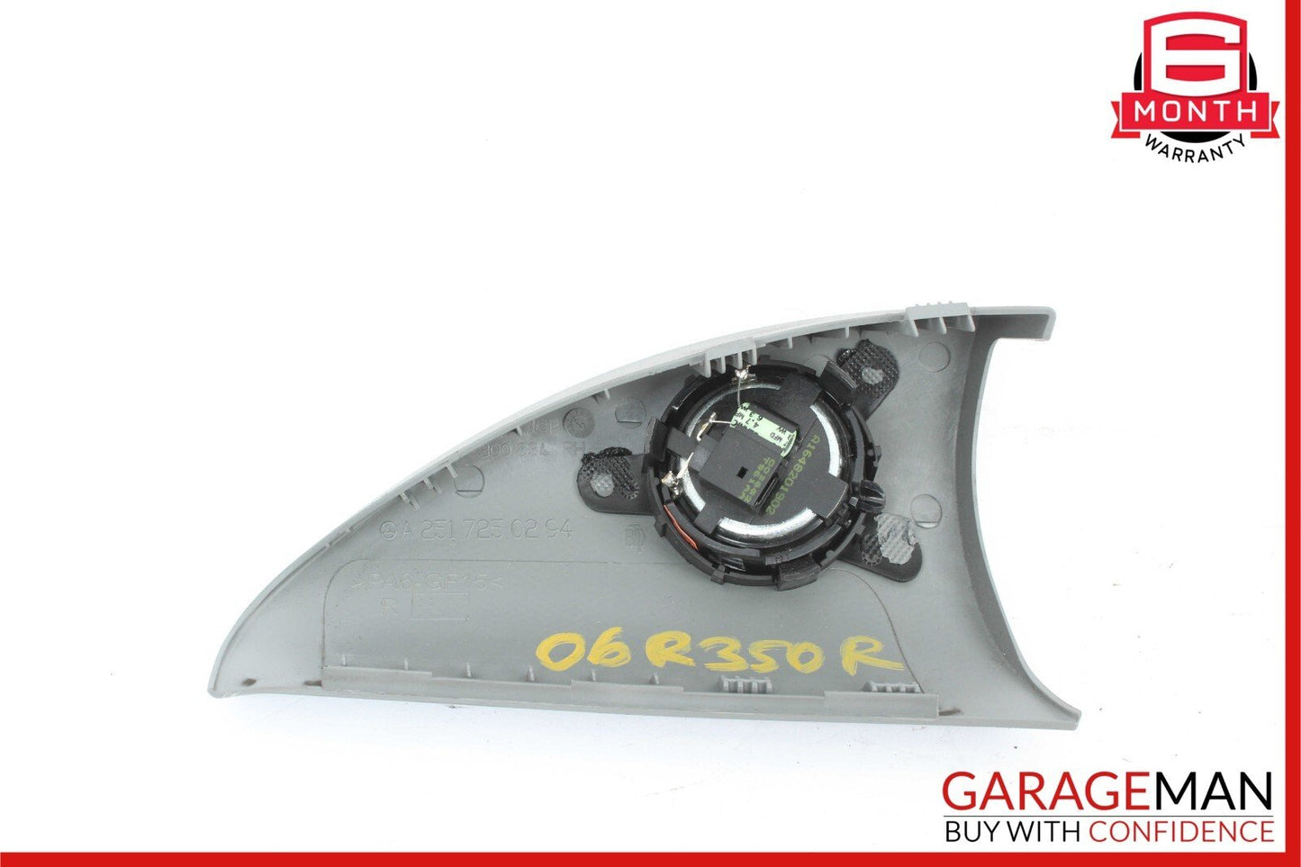 06-13 Mercedes W251 R350 R500 Right Side Door Corner Tweeter Audio Speaker Grey
