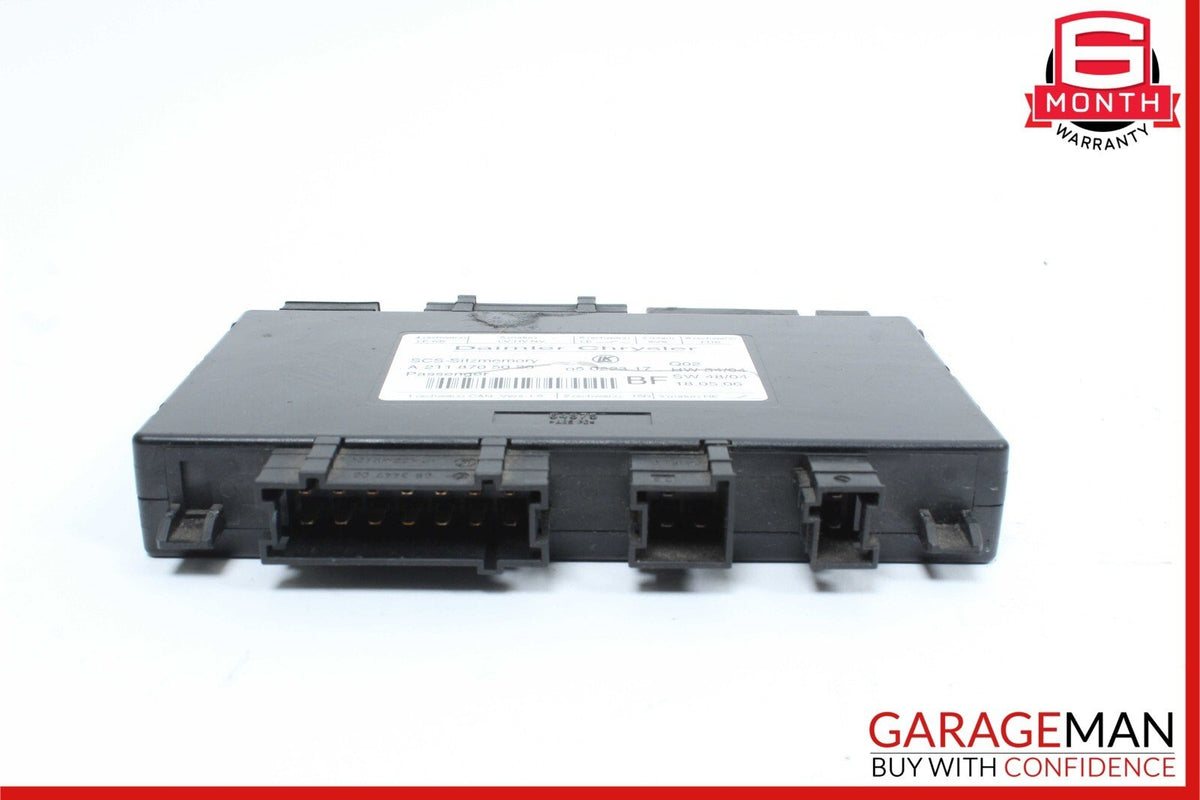 03-12 Mercedes X164 GL450 CLS500 Front Right Passenger Seat Control Module OEM