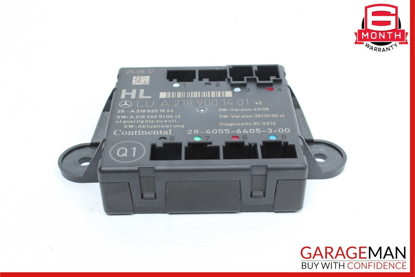 08-18 Mercedes W204 C250 Rear Left Side Door Control Module 2188201526 OEM
