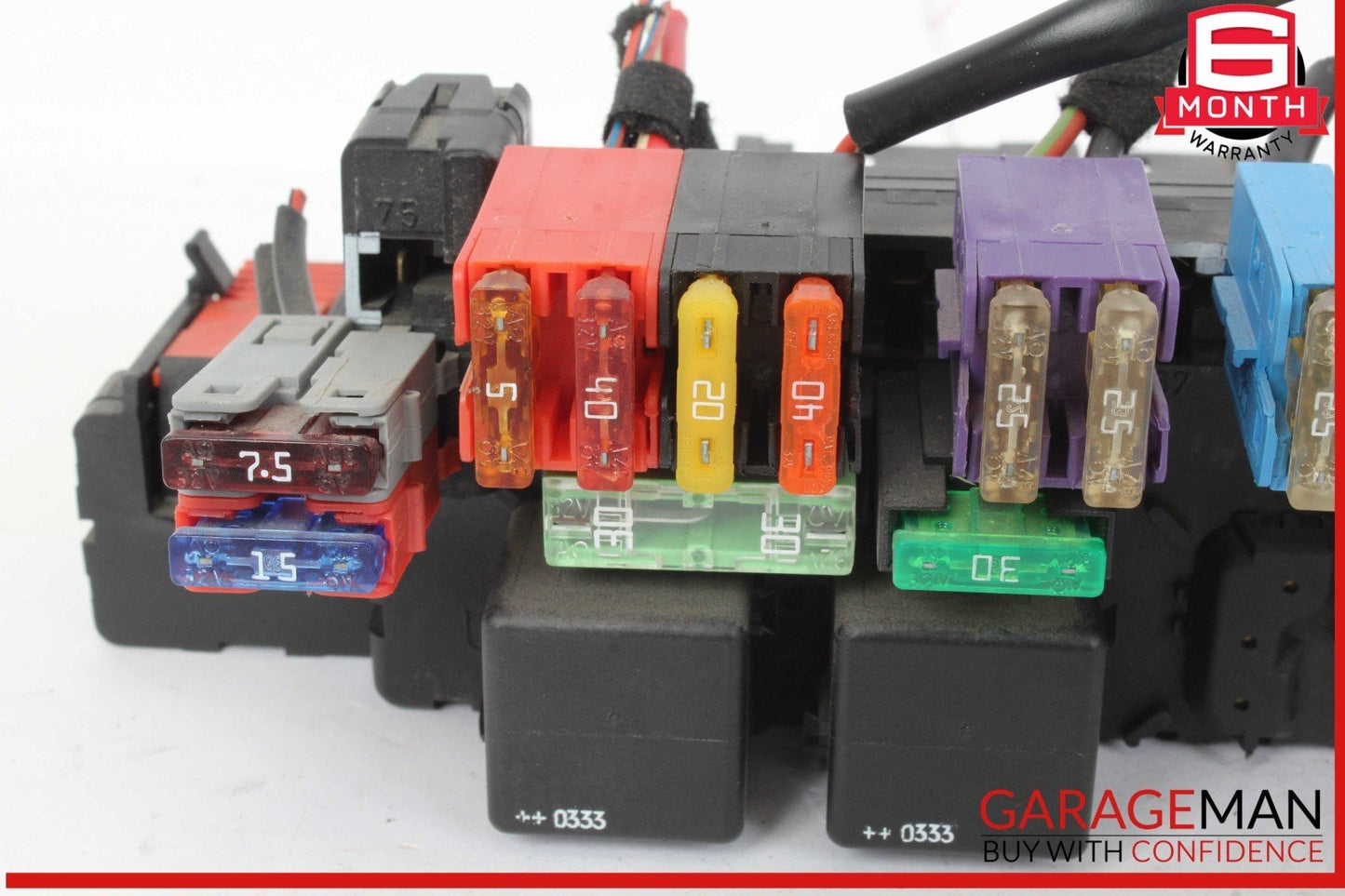 03-12 Mercedes R230 SL500 SL55 AMG SL550 Rear SAM Fuse Box Relay Module OEM