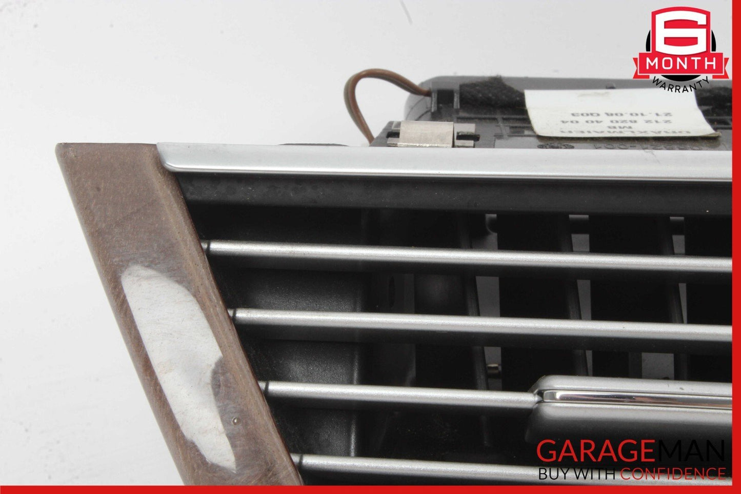 10-13 Mercedes W212 E350 E400 Dashboard Dash AC A/C Air Vent LeftÂ Trim Wood OEM