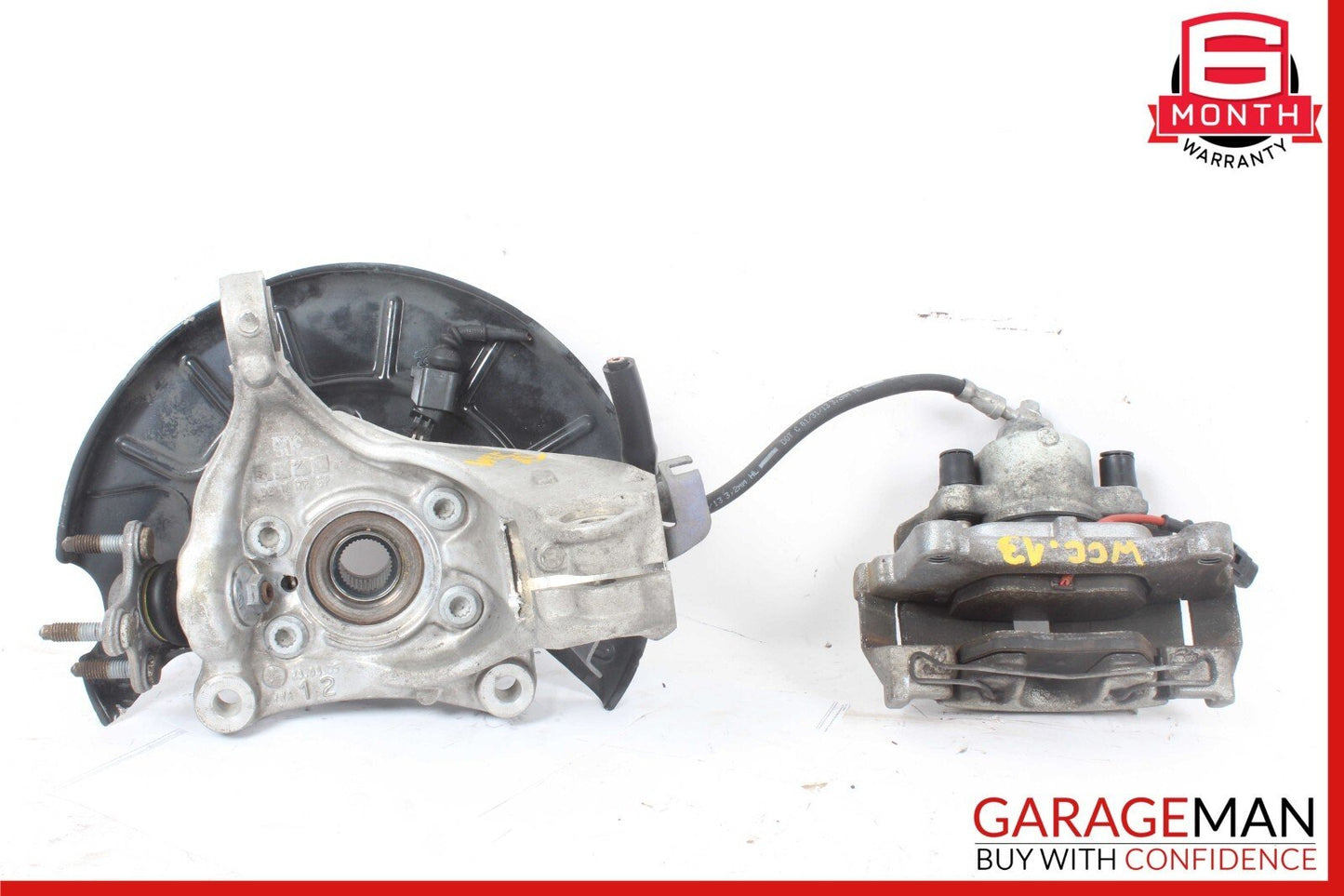 09-17 Volkswagen VW CC Front Left Side Spindle Knuckle Hub w/ Brake Caliper Set