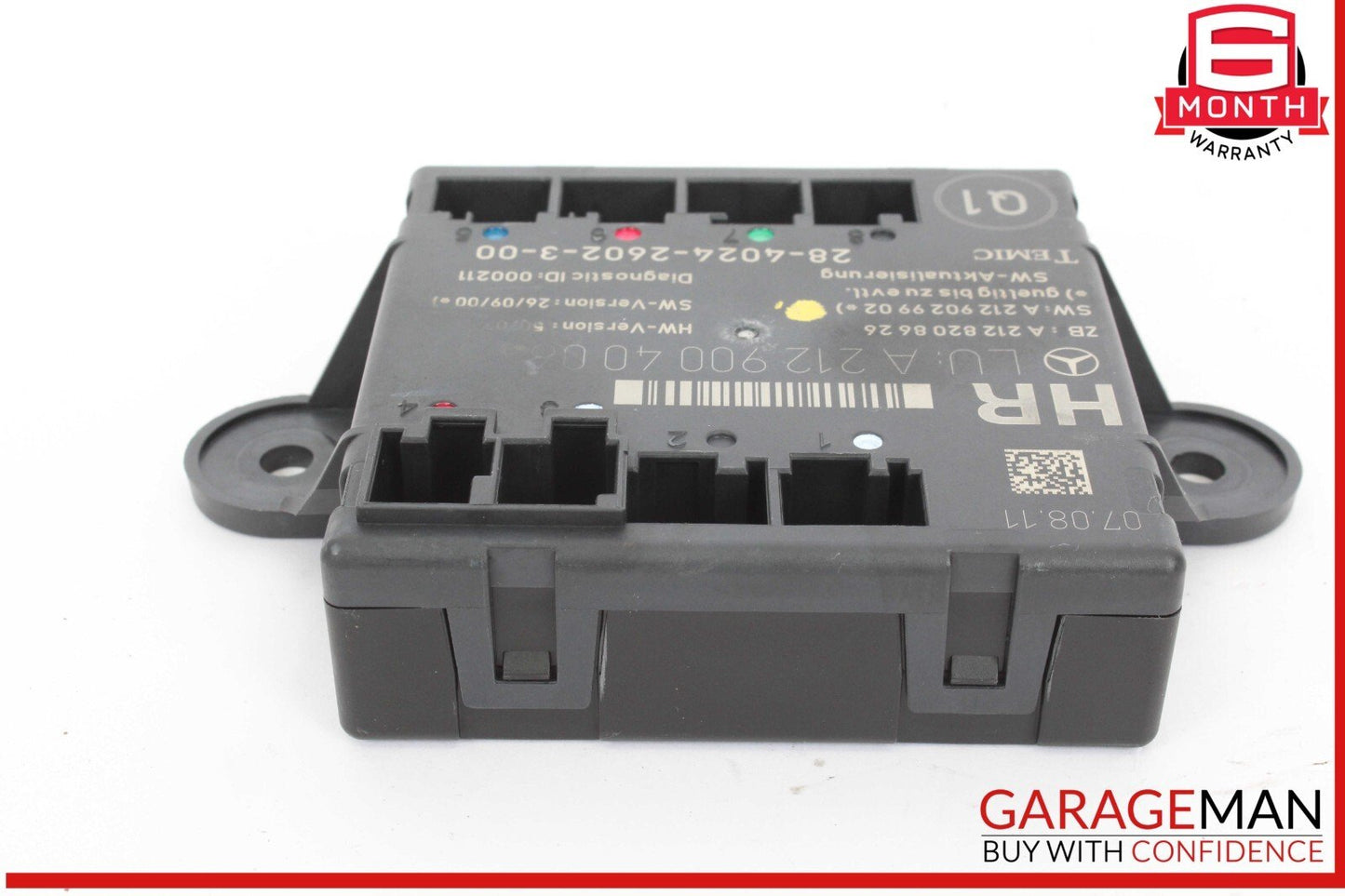 08-18 Mercedes W204 C250 GLK350 E350 Rear Right Side Door Control Module Unit