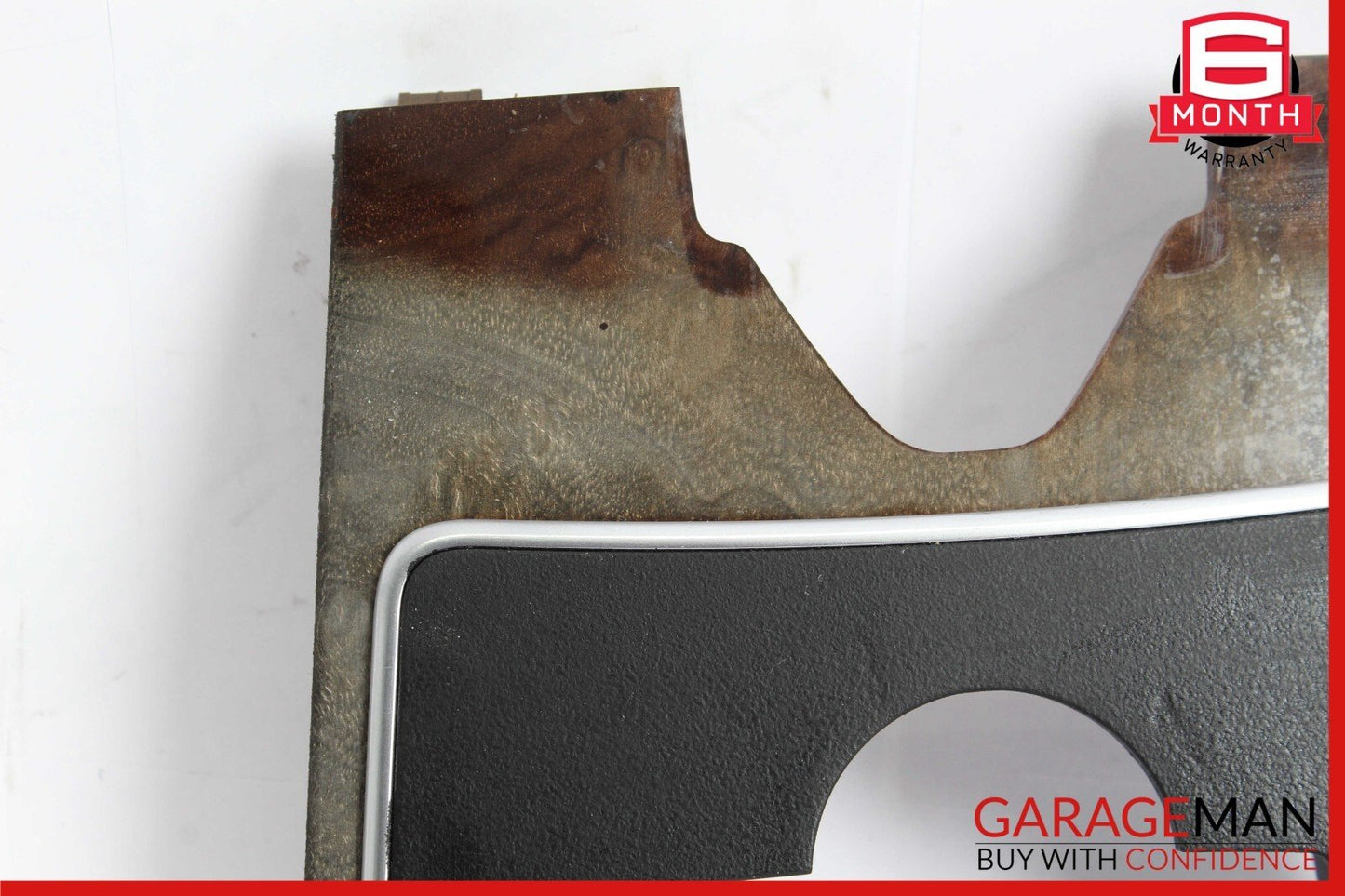 10-13 Mercedes W212 E350 E400 E550 Center Console Switch Trim Cover Bezel Wood