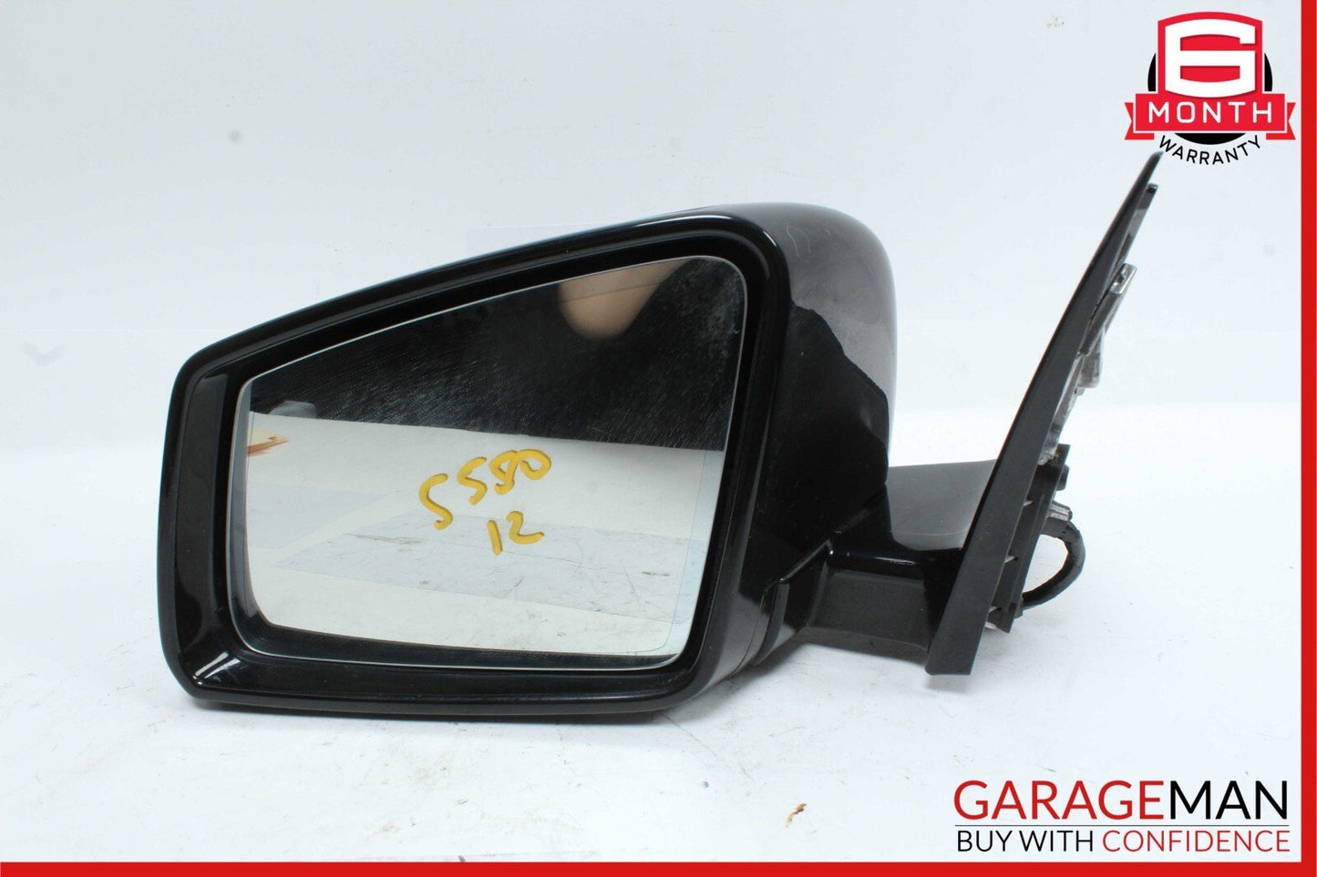 10-13 Mercedes W221 S550 S350 Front Left Side Mirror Door Rear View Black