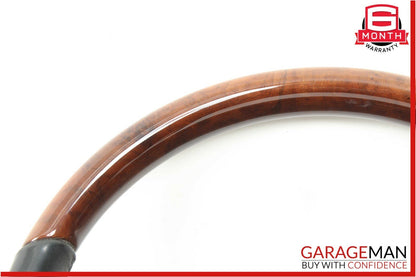 10-13 Mercedes W221 S400 S550 S600 S65 AMG 4 Spoke Steering Wheel Brown Wood OEM