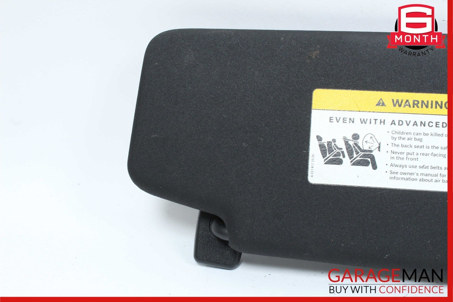 08-14 Mercedes W204 C300 C350 Front Left Side Sun Visor Sunvisor Shade Cover OEM