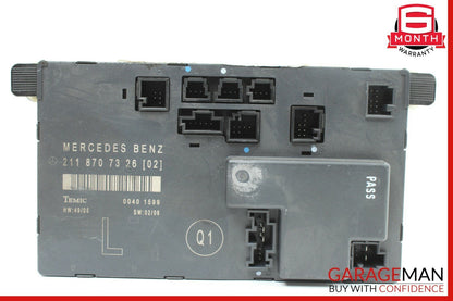 03-09 Mercedes W211 E550 E63 AMG Front Left Driver Side Door Control Module Unit