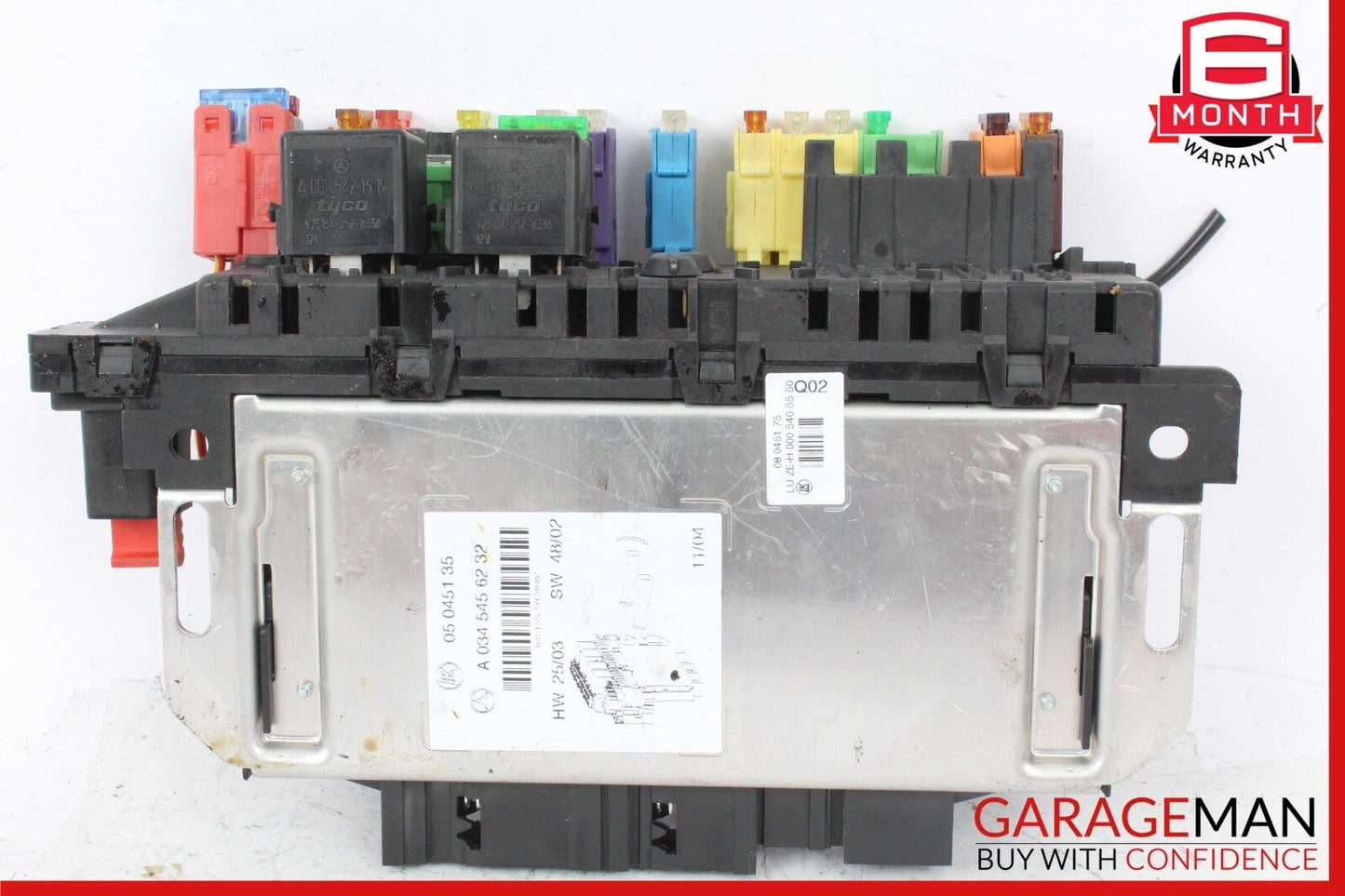03-12 Mercedes R230 SL550 SL55 AMG SL500 Rear SAM Fuse Box Relay Module OEM
