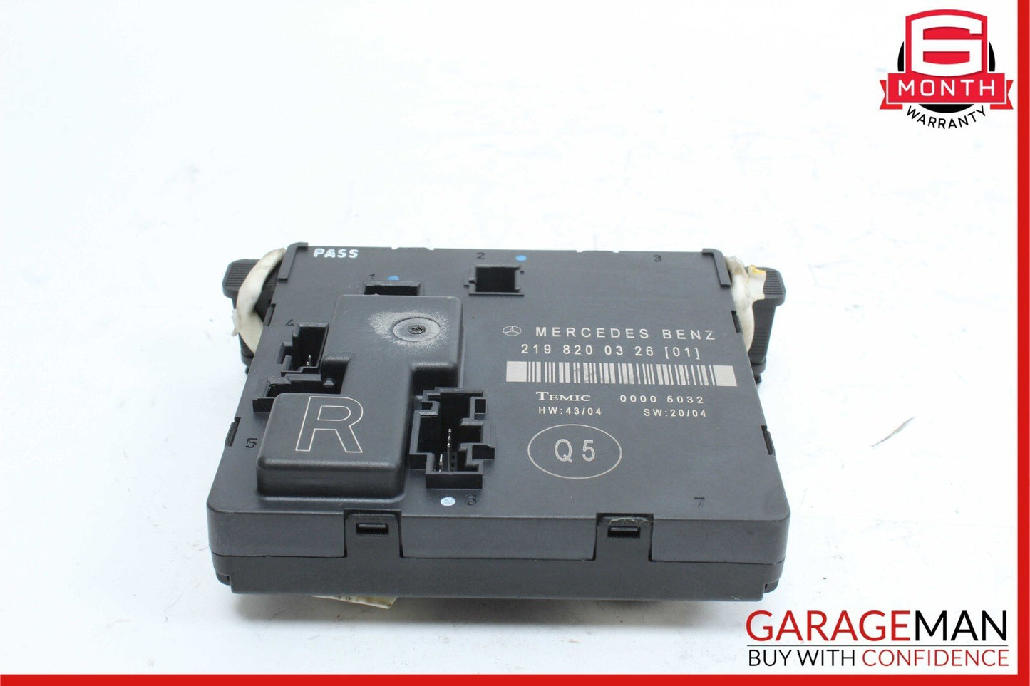 06-11 Mercedes W219 CLS550 CLS55 AMG Rear Right Side Door Control Module OEM