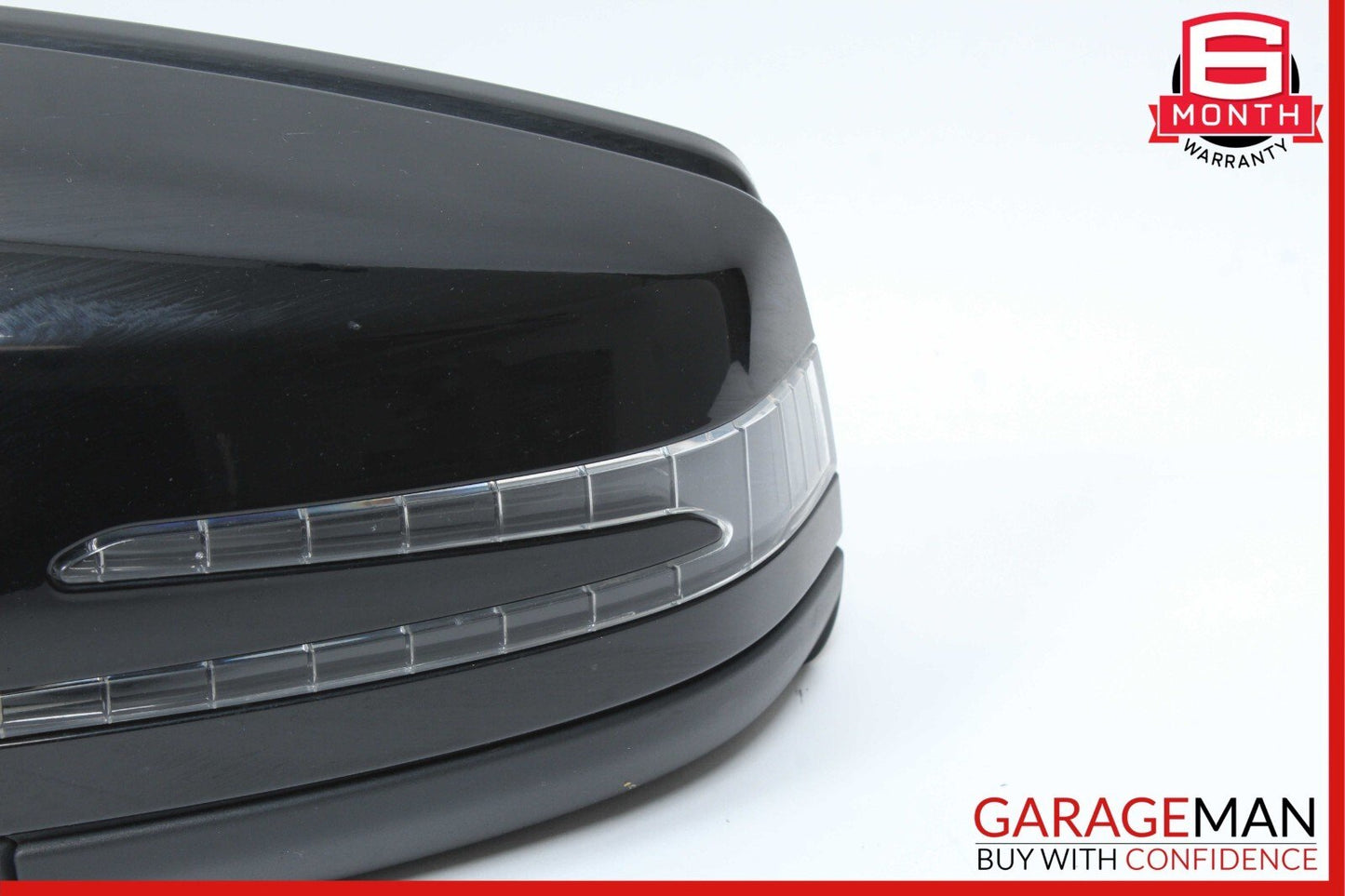 12-14 Mercedes W204 C300 Sedan Left Driver Side Rear View Door Mirror Black OEM