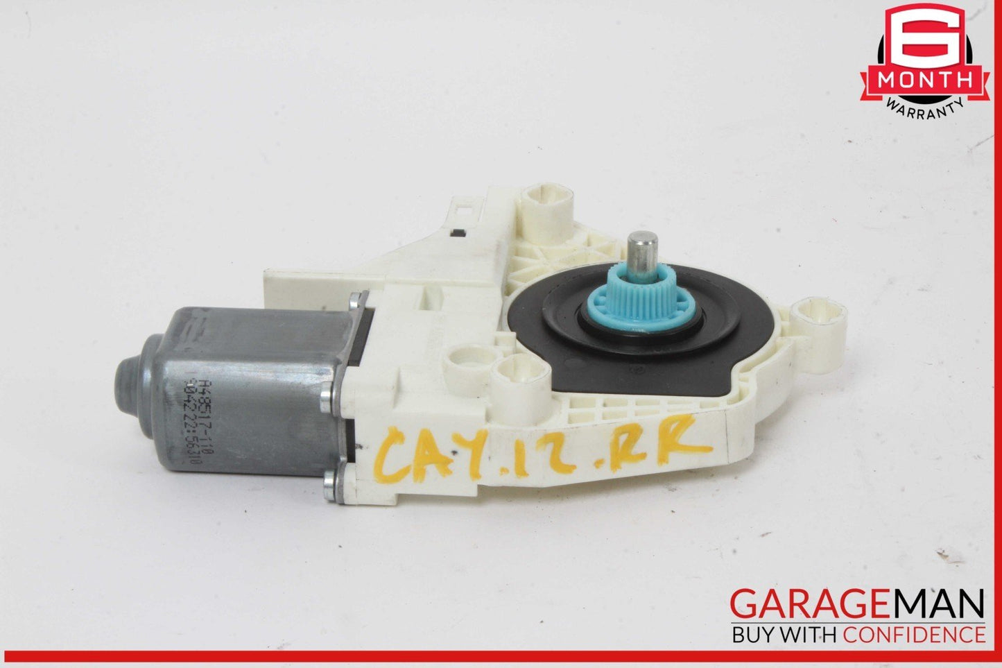 11-18 Porsche Cayenne 958 Rear Right Side Door Window Regulator Motor Unit OEM