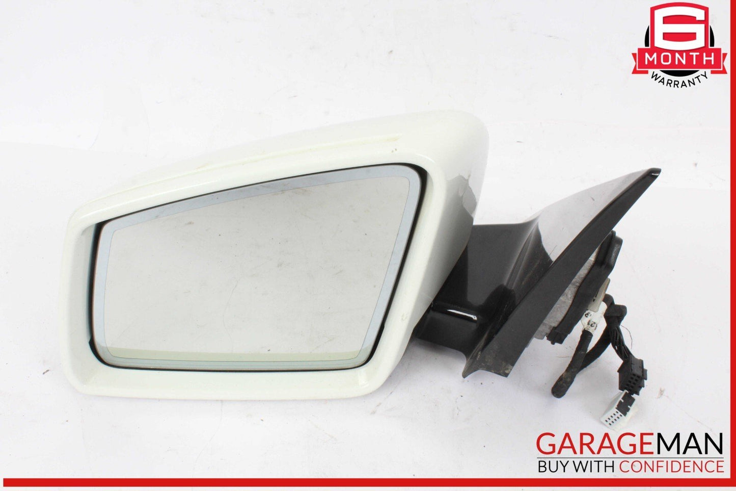 10-13 Mercedes W212 E350 Bluetec Front Left Side Mirror Door Rear View White