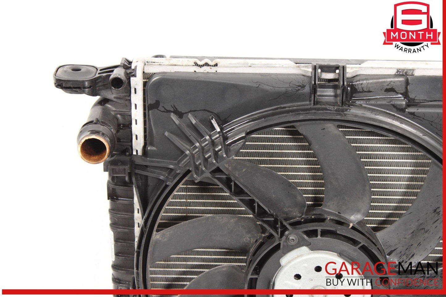 12-18 Audi A6 A7 Engine Radiator Condenser Cooler Fan Assembly OEM