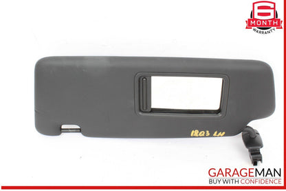 15-18 Audi Q3 Front Left Driver Side Sun Visor Sunvisor Black 8K0857551 OEM