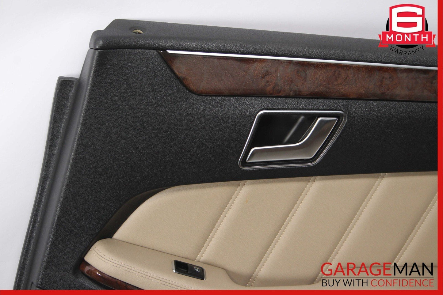 10-13 Mercedes W212 E350 E300 Rear Right Interior Door Panel Trim Assembly Beige
