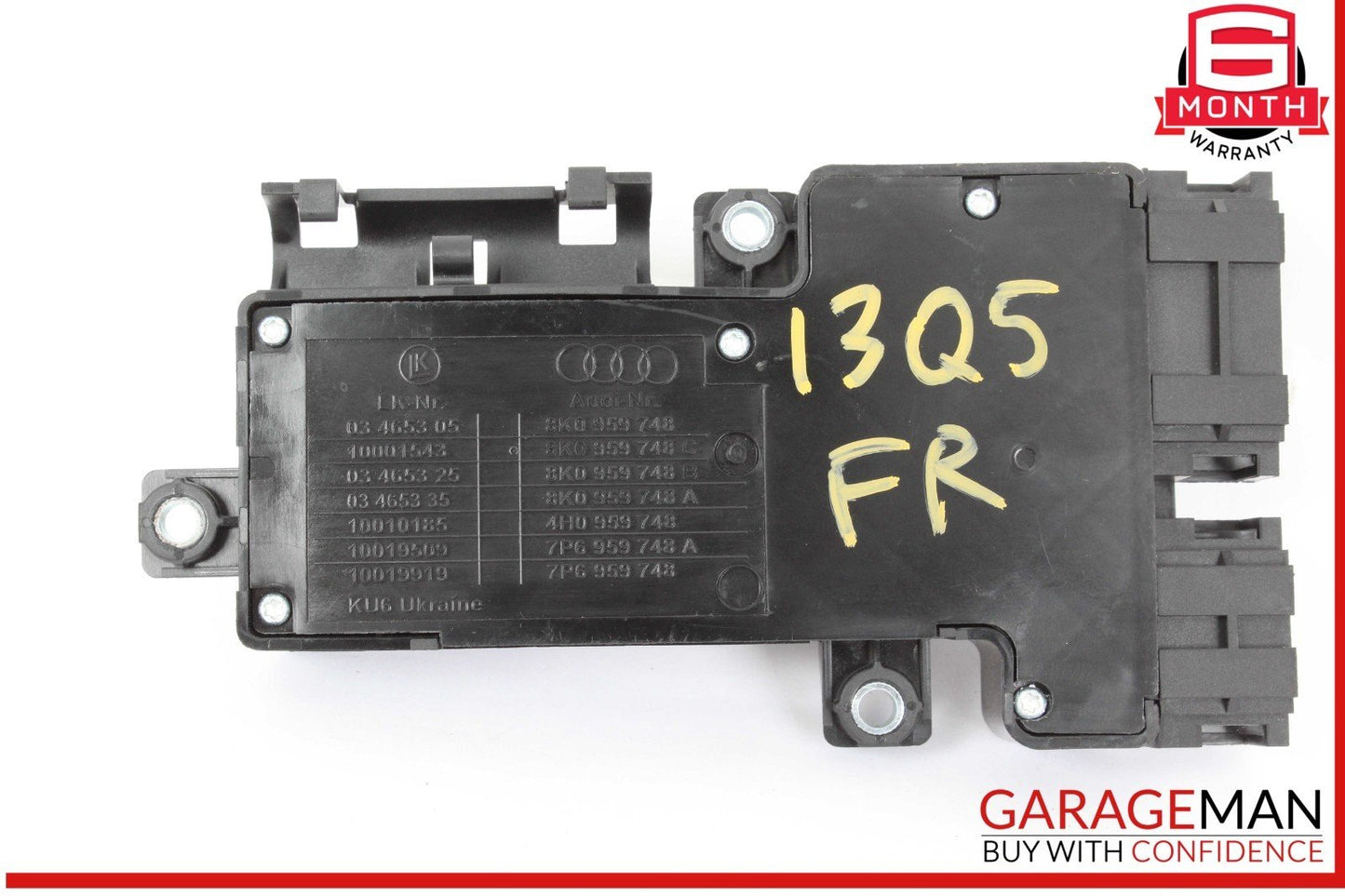 12-18 Audi Q5 A6 A7 Front Right Passenger Side Power Seat Adjustment Switch OEM