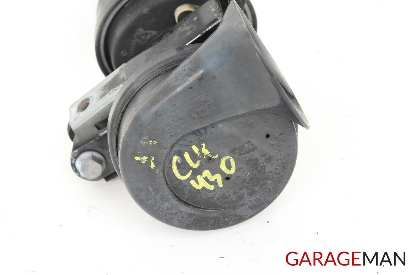 98-03 Mercedes W208 CLK430 High & Low Horn Siren Signal w/ Bracket Holder OEM