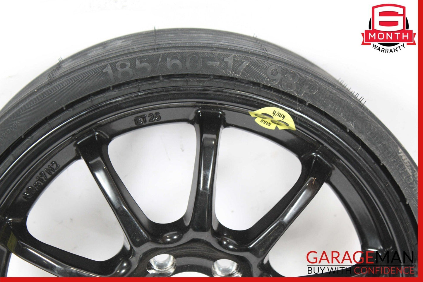 03-12 Mercedes R230 SL500 SL63 AMG Spare Tire Emergency Wheel Donut Rim 17" R17