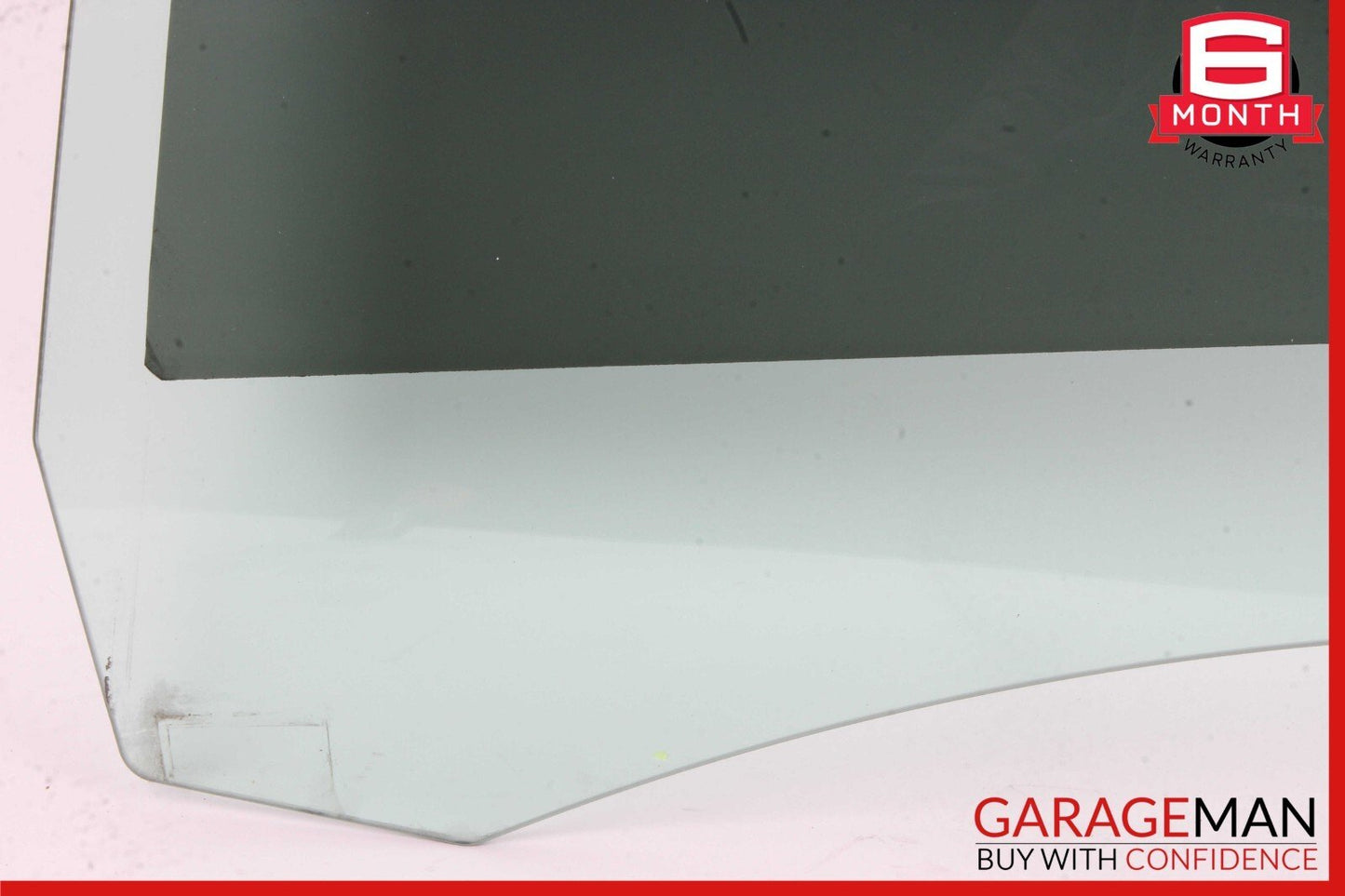 08-17 AUDI S5 FRONT LEFT DRIVER DOOR WINDOW GLASS OEM
