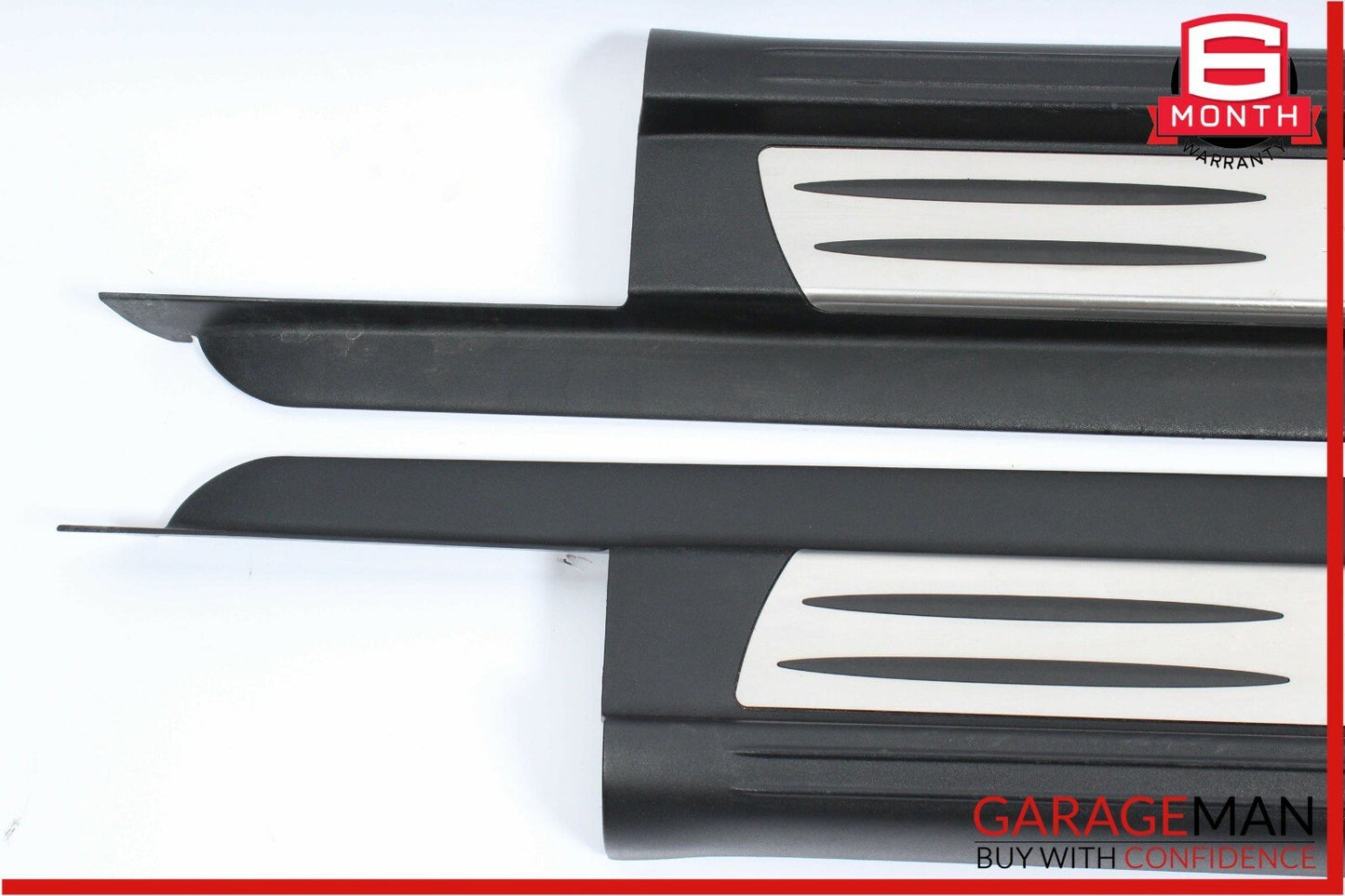05-11 Mercedes R171 SLK280 Front Left & Right Door Step Sill Scuff Plate Set OEM