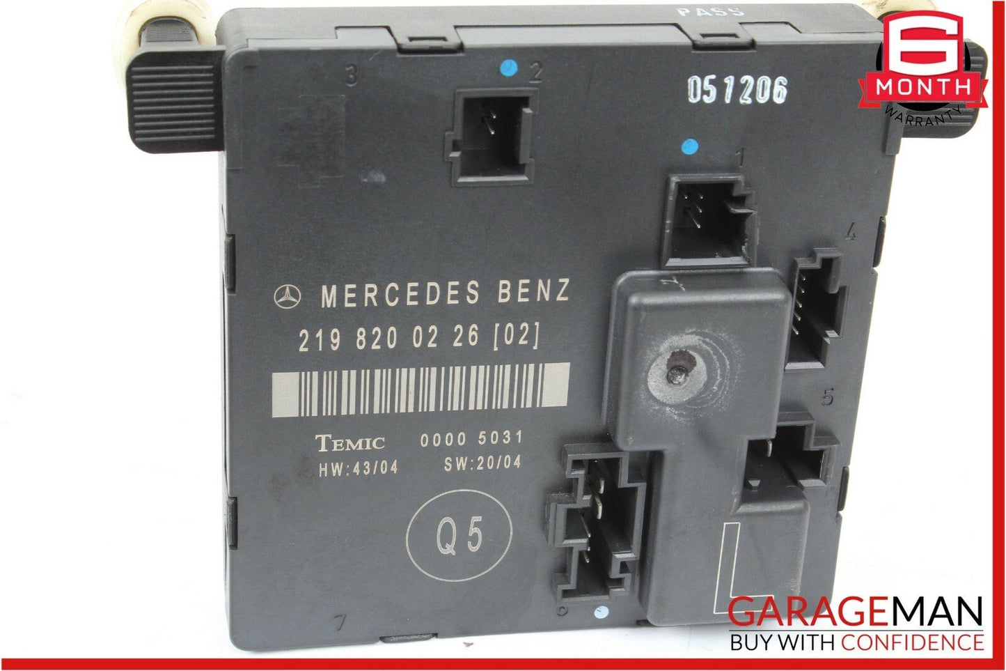 06-11 Mercedes CLS550 CLS500 Rear Left Side Door Computer Controller Module