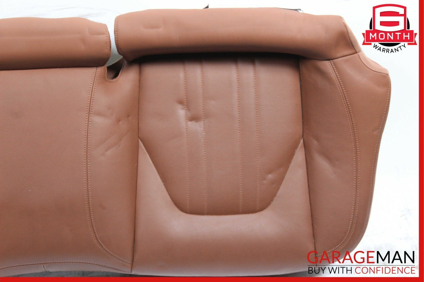 14-17 Maserati Ghibli Rear Bench Lower Bottom Seat Cushion Cover Leather Brown