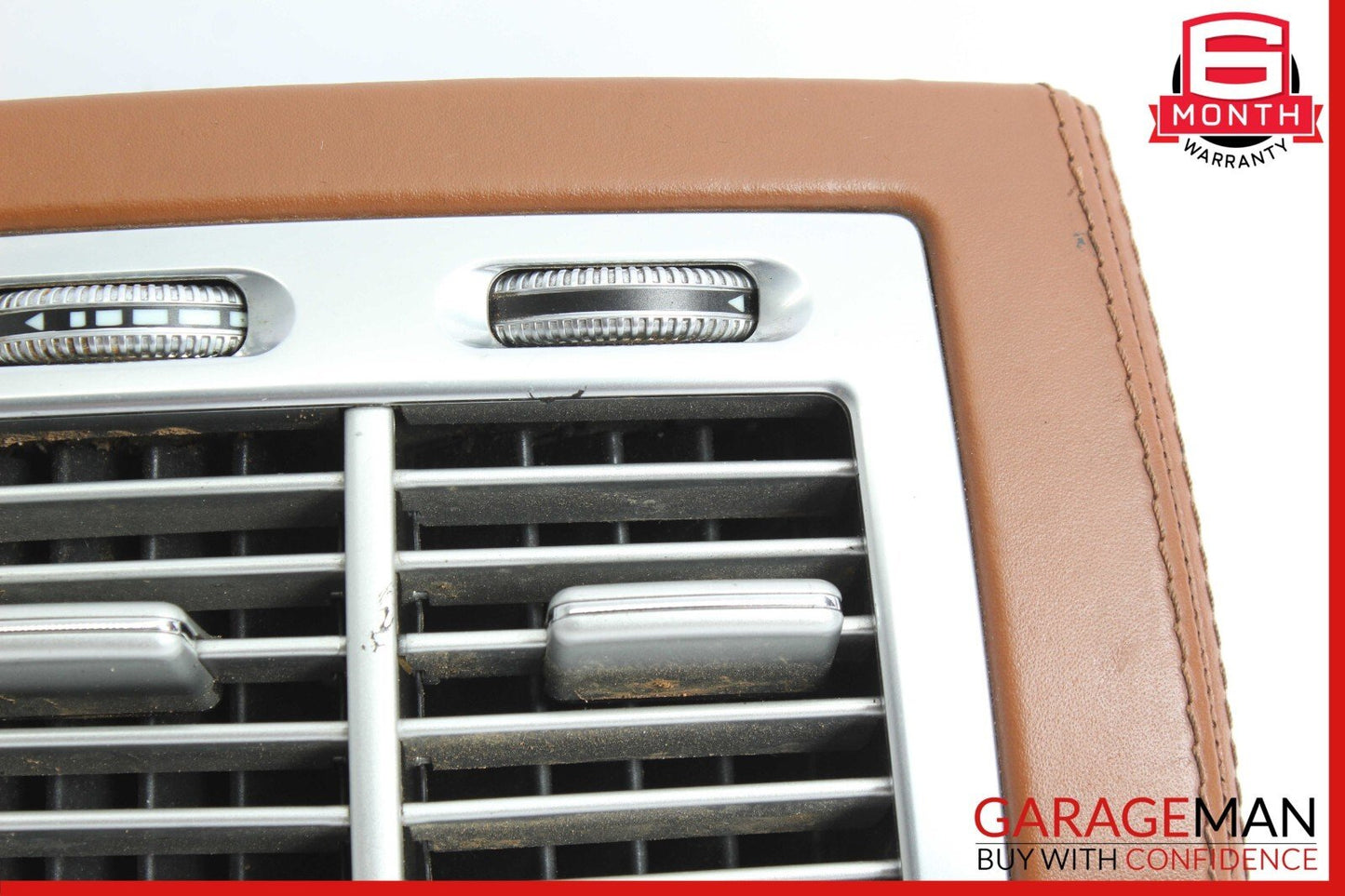 07-14 Mercedes W216 CL550 Rear Center Console A/C Air Vent Trim Grill Assy Brown