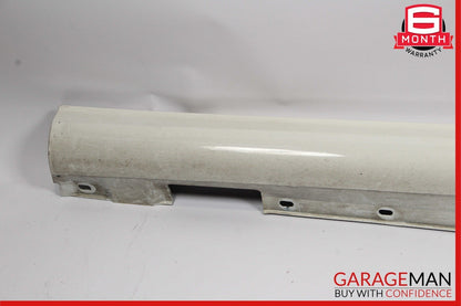 08-14 Mercedes W204 C250 AMG Sport Sedan Left Side Skirt Rocker Moulding White