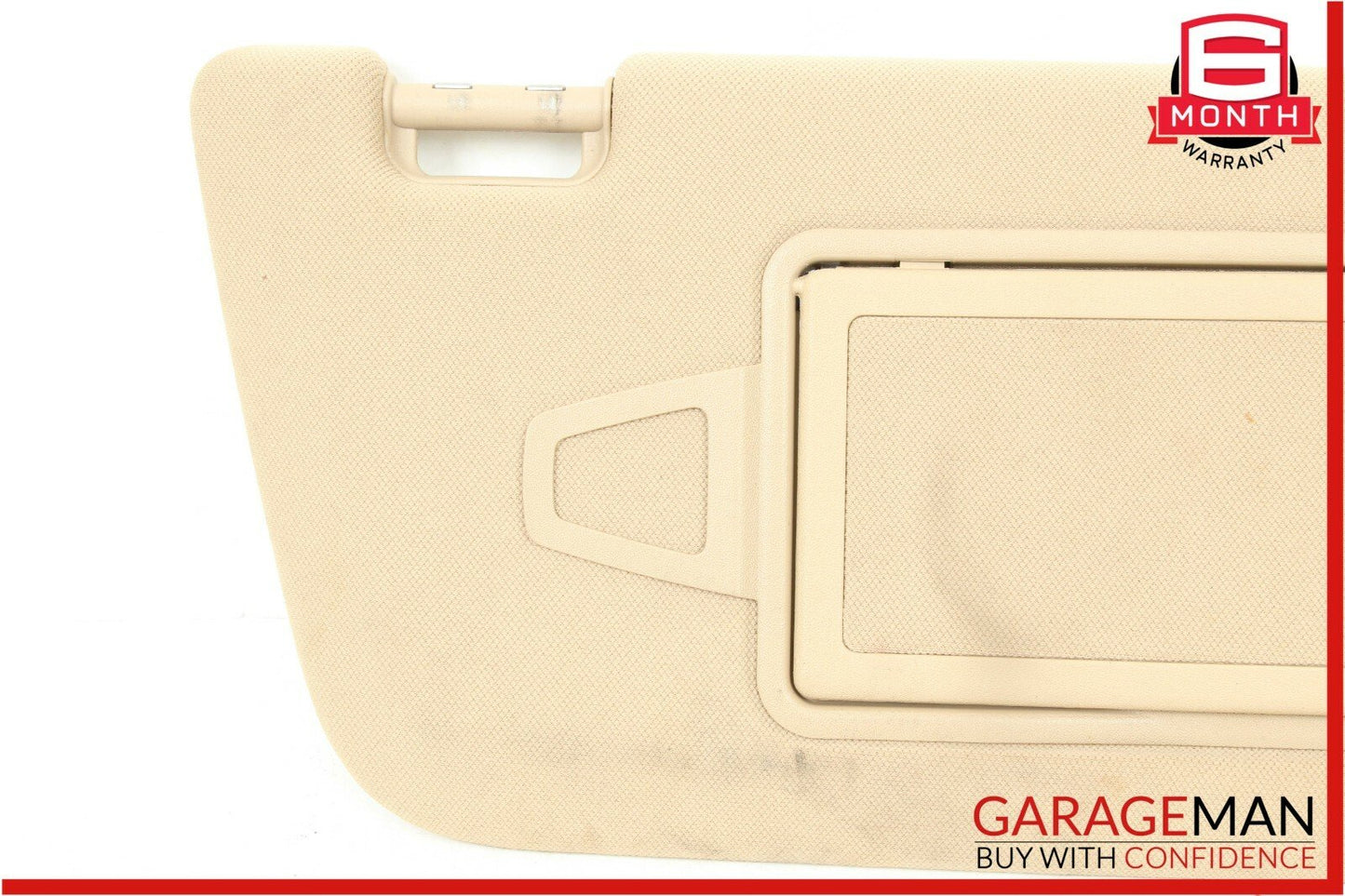 07-13 Mercedes W221 S550 S65 AMG Front Right Side Sun Visor Shade Suede Brown