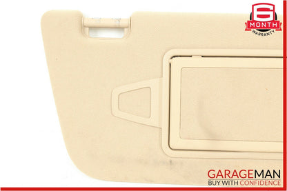 07-13 Mercedes W221 S550 S65 AMG Front Right Side Sun Visor Shade Suede Brown