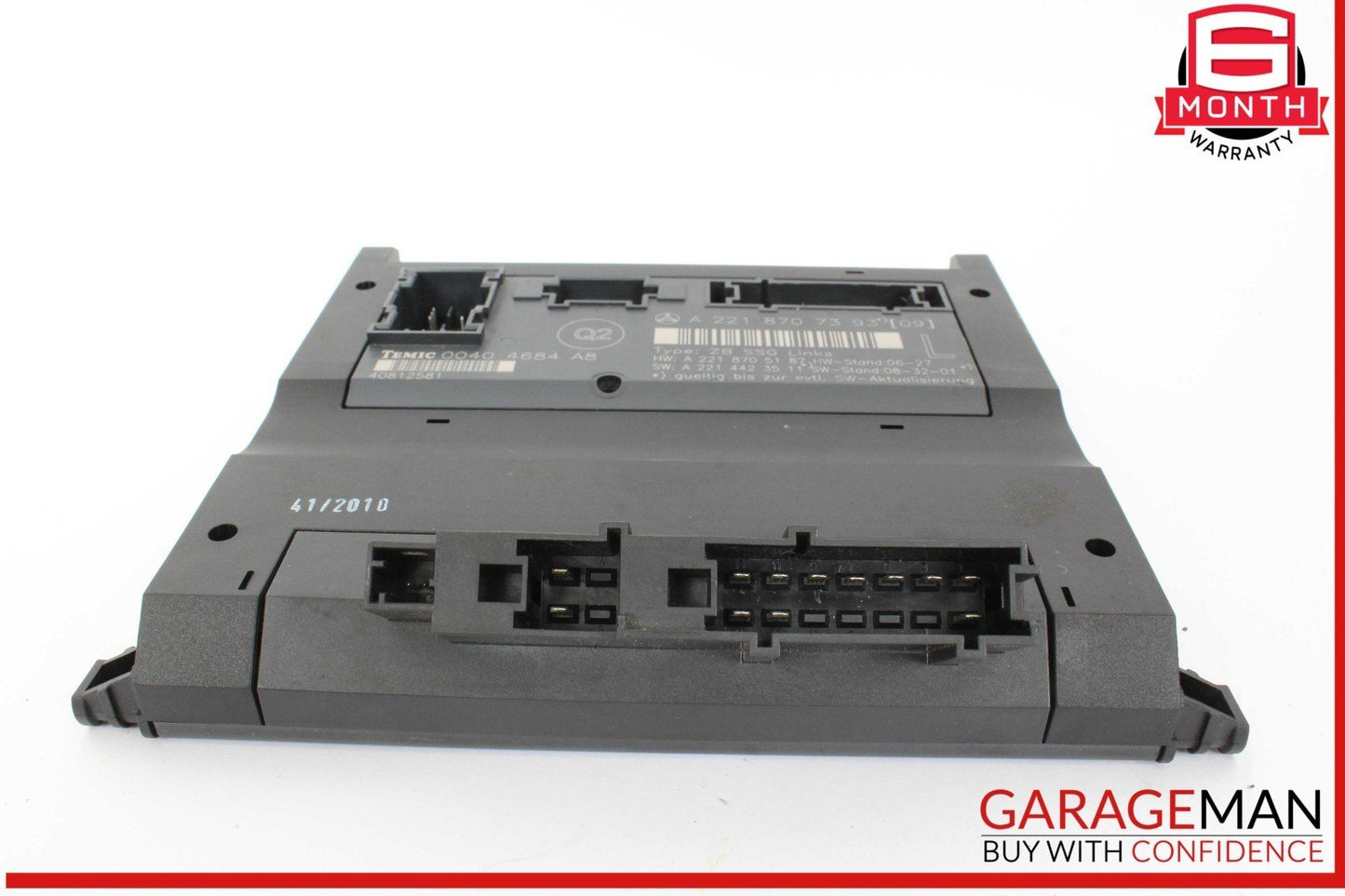 07-13 Mercedes W221 S400 Hybrid Front Left Driver Side Under Seat Control Unit