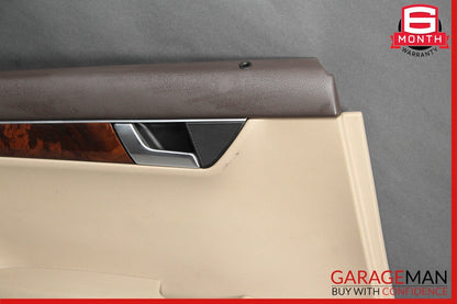 08-14 Mercedes W204 C250 C350 Rear Left Side Interior Door Panel Assembly Beige